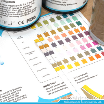 Wasserteststreifen 9 Parameter Wassertestkit